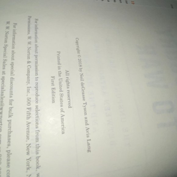 Accessory To War:Neil deGrasse Tyson & Avis Lang 2018 1st Edition/1st Print HCDJ - Picture 2 of 2